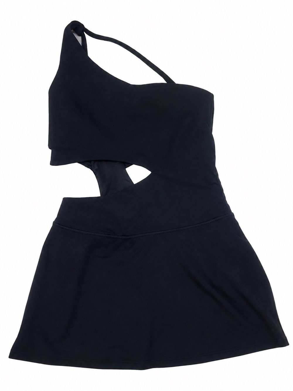 FP Movement by Free People Black One-Shoulder Cutout Dress